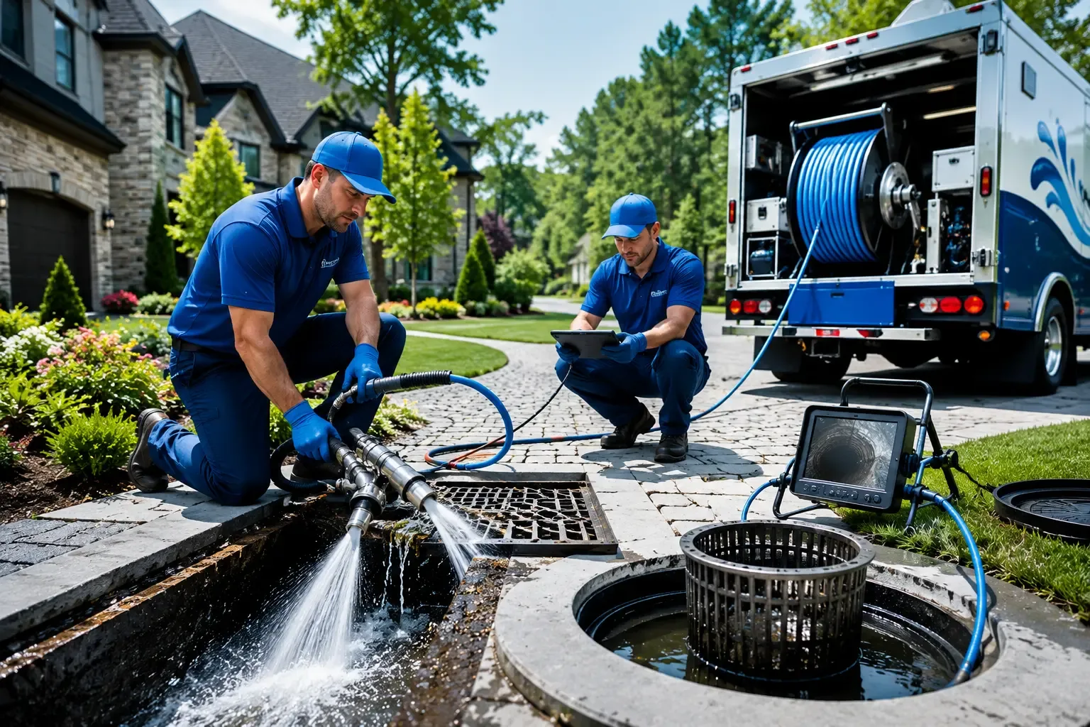 Local outdoor drain cleaning professionals in Woodbury, CT